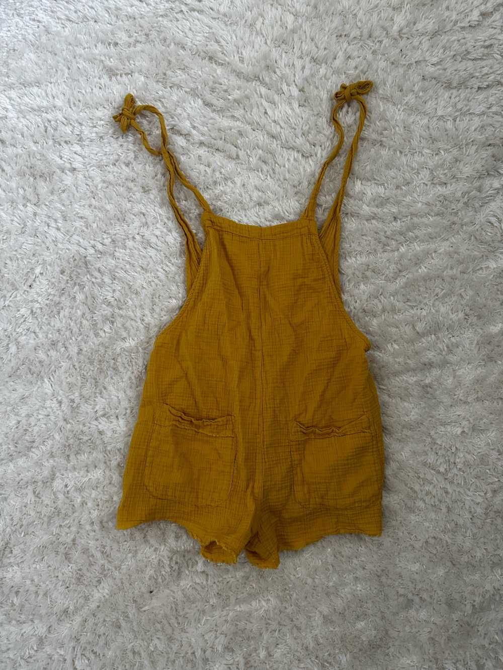 Billabong Mustard Yellow Lightweight Romper